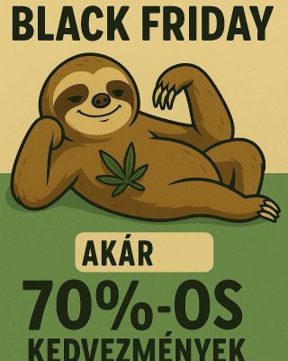 A lusta 🦥 jelenti: A Black Friday már a küszöbön áll! 🛍️ Dőlj hátra 🛋️, és készülj fel az akár 70%-os kedvezményekre! 💸 Ne...